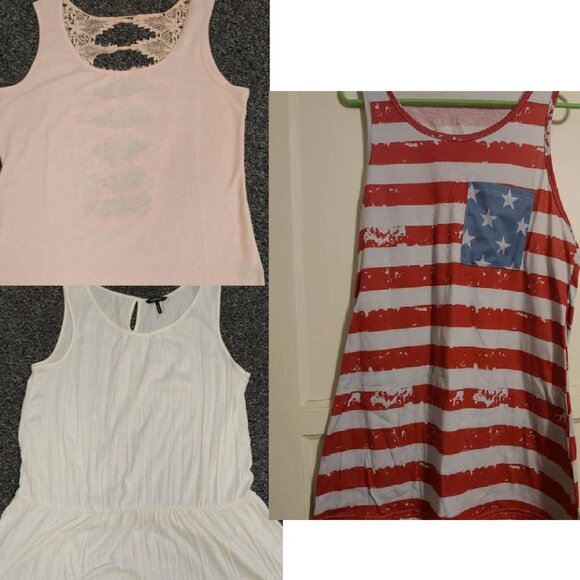 Daisy Fuentes Tops - BOGO🎀Bundle of 3 Tank Tops- Size L
